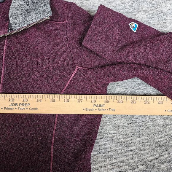 Kuhl Hoodie Womens Small Stella Hoody Jacket Fleece Zip Up Outdoors Purple - Picture 12 of 13